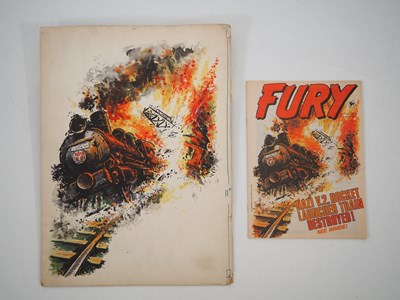 Lot 96 - ORIGINAL CARLOS EZQUERRA COVER ART FOR FURY...