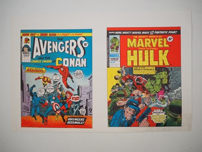 Lot 97 - BRITISH MARVEL PRINTERS PROOF LOT (6 in Lot) -...
