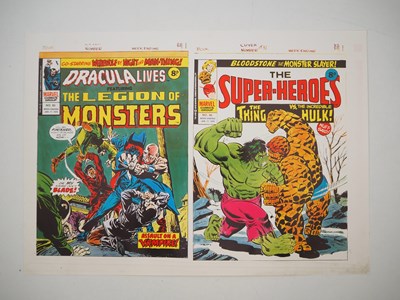 Lot 97 - BRITISH MARVEL PRINTERS PROOF LOT (6 in Lot) -...
