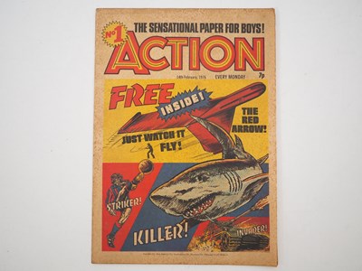 Lot 101 - ACTION #1 (1976 - IPC) - Dated 14th Feb 1976 -...