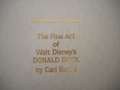 Lot 140 - THE FINE ART OF WALT DISNEY'S DONALD DUCK...