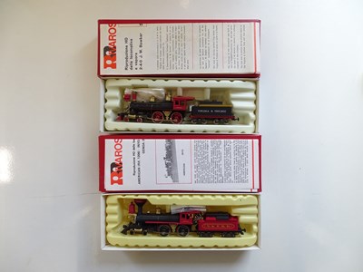 Lot 16 - A pair of American Outline 4-4-0 steam...