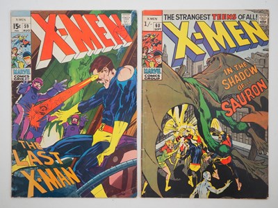 Lot 250 - X-MEN #59 & 60 (2 in Lot) - (1969 - MARVEL -...