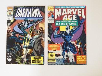Lot 276 - MARVEL AGE #97 + DARKHAWK #1 (2 in Lot) -...