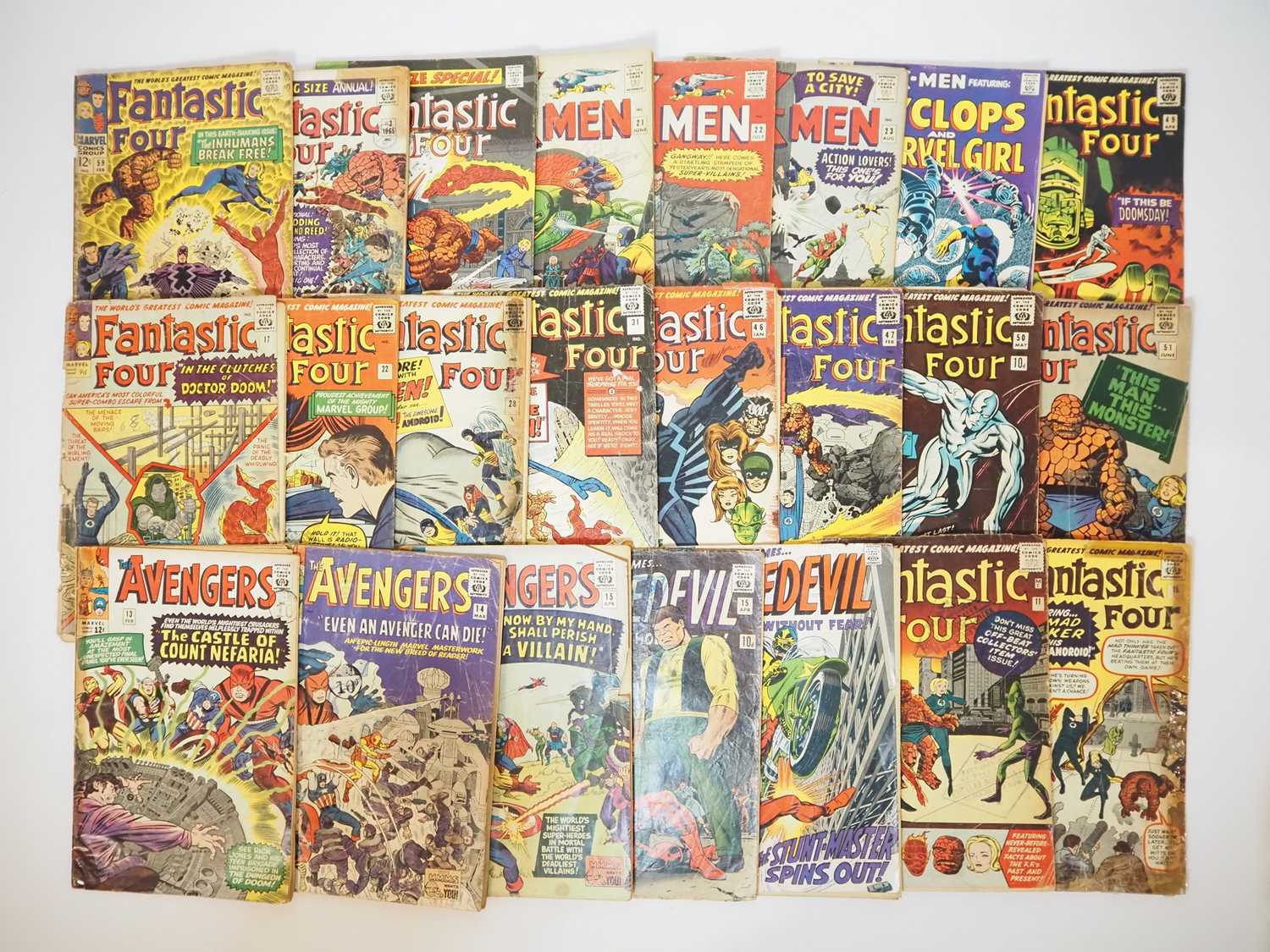 Lot 277 - MARVEL SILVER AGE DAMAGED LOT (23 in Lot) -...