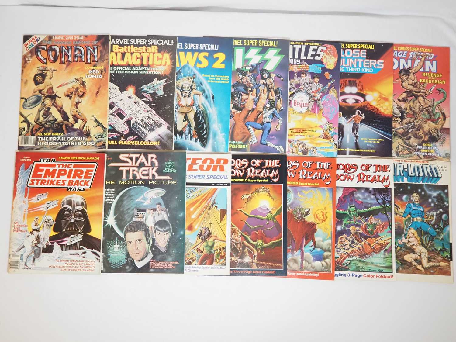 Lot 301 - MARVEL SUPER SPECIAL #2-6, 8-16 (14 in Lot) -...