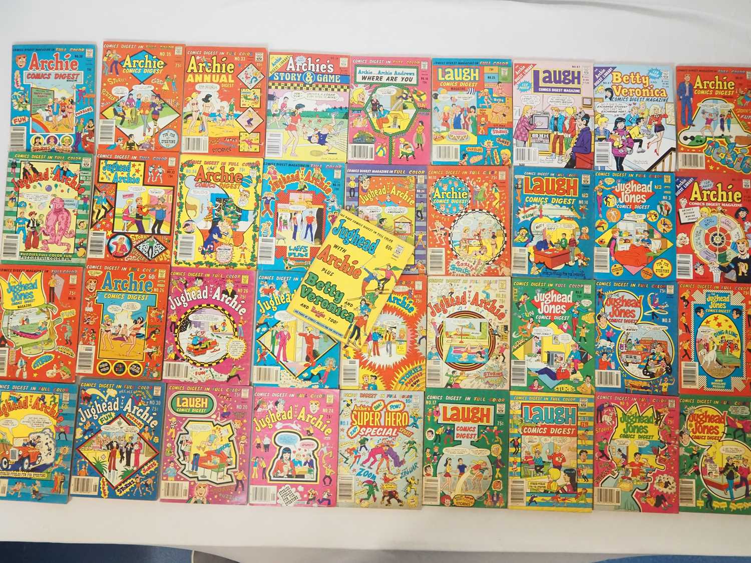 Lot 309 - ARCHIE DIGEST LOT (37 in Lot) - Titles include...