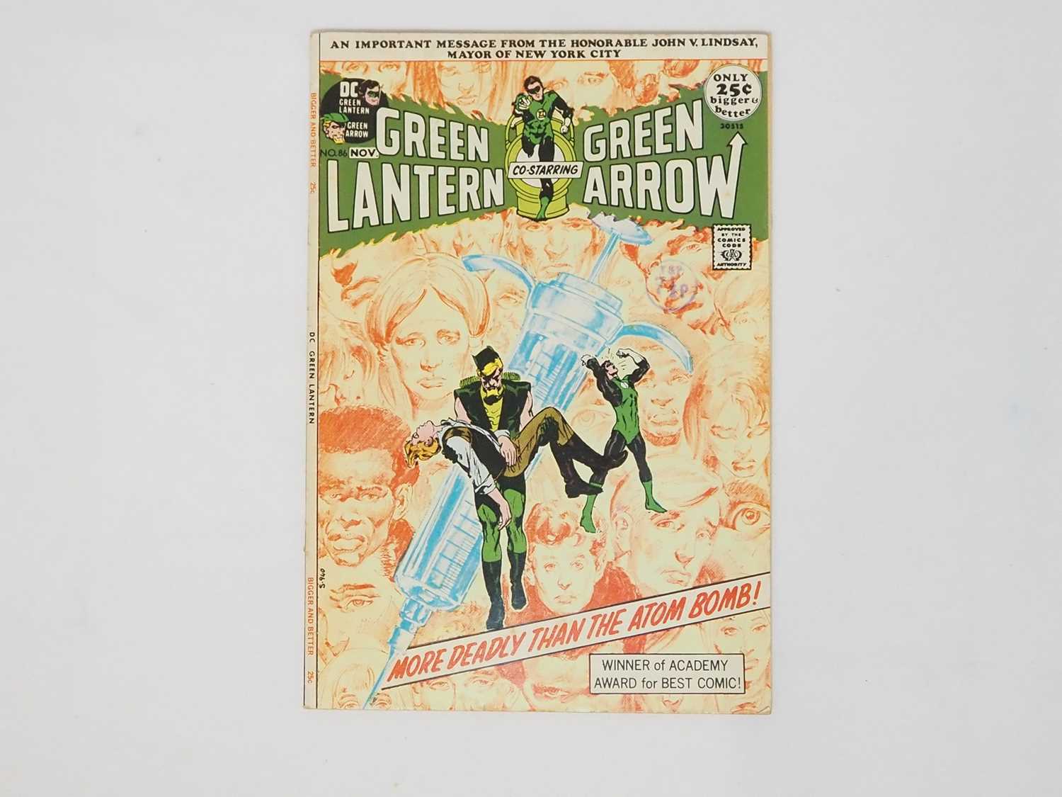 Lot 388 - GREEN LANTERN #86 - (1971 - DC) - Anti-drugs...