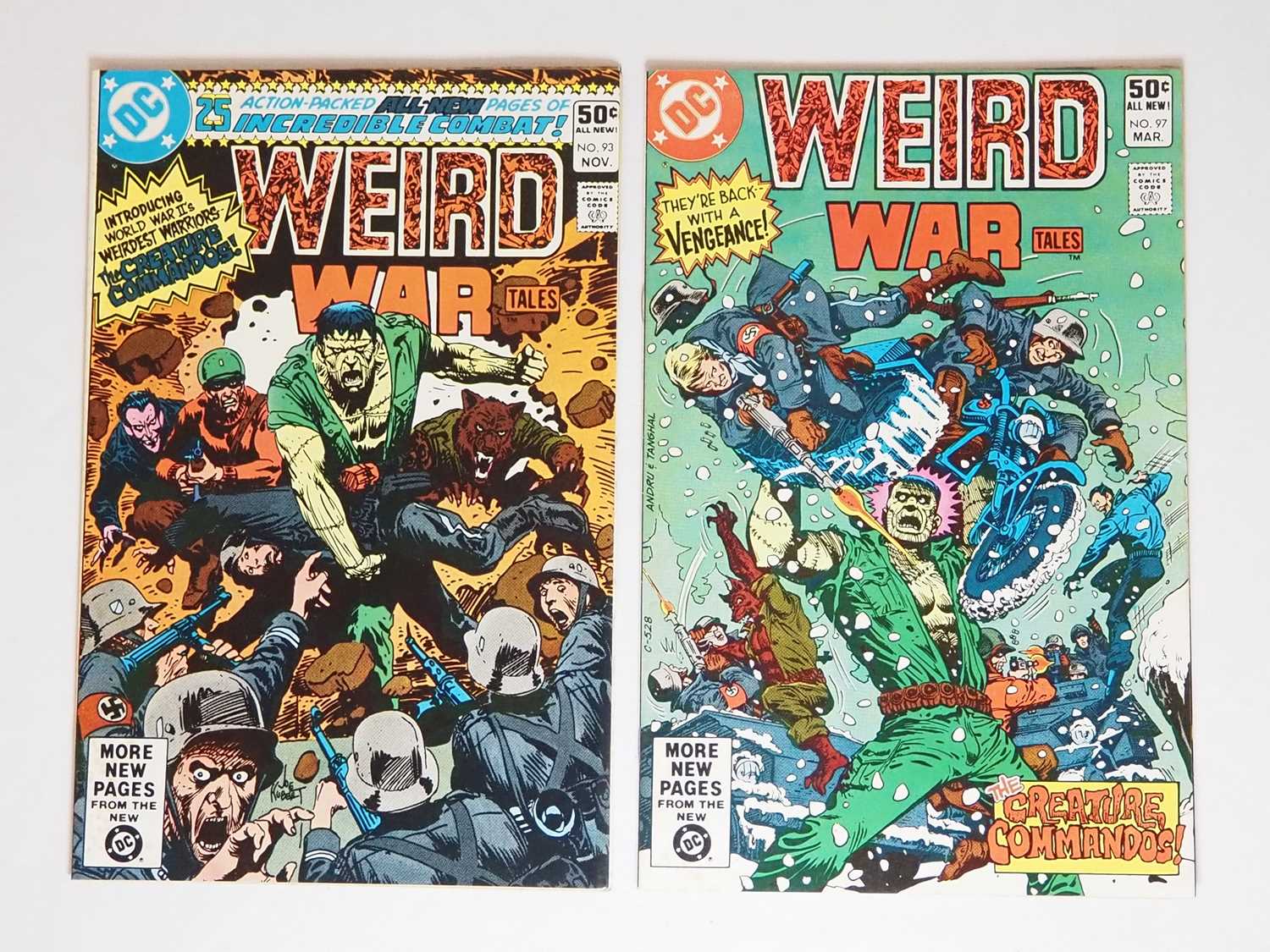 Lot 419 - WEIRD WAR TALES #93 & 97 (2 in Lot) -...