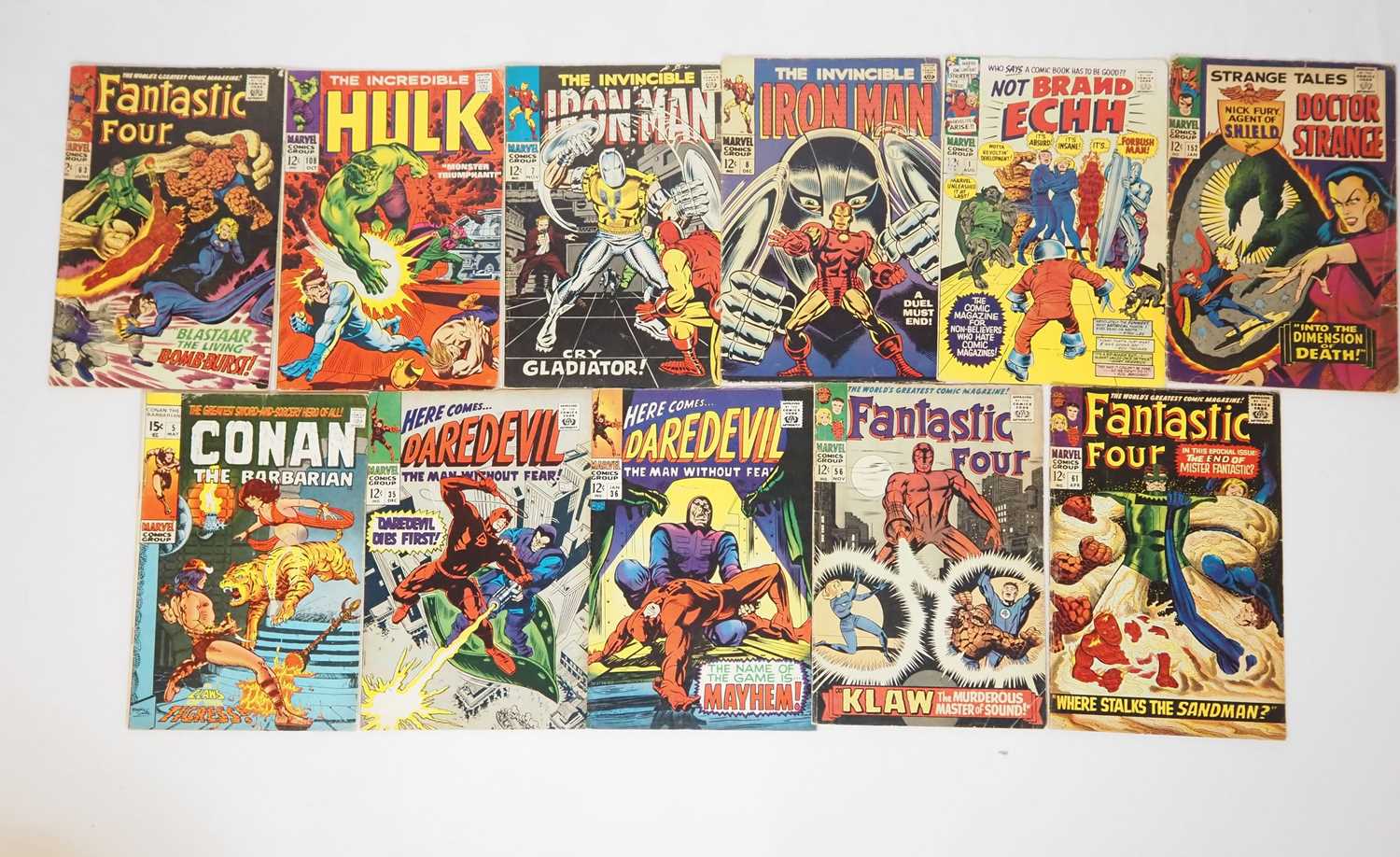 Lot 428 - MARVEL SILVER AGE LOT (11 in Lot) - Includes...