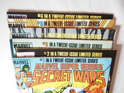 Lot 430 - MARVEL SUPER HEROES SECRET WARS #1, 2, 3, 4, 5,...