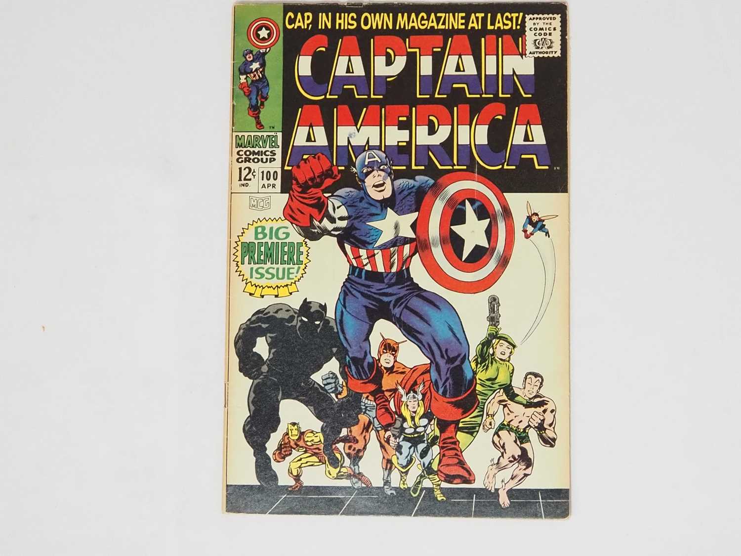 Lot 443 - CAPTAIN AMERICA #100 - (1968 - MARVEL) -...