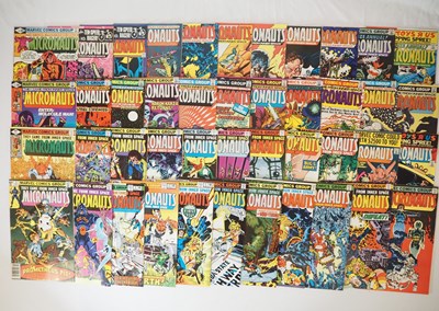 Lot 455 - MICRONAUTS #1-35, 37-43 + ANNUALS #1 & 2 (44...