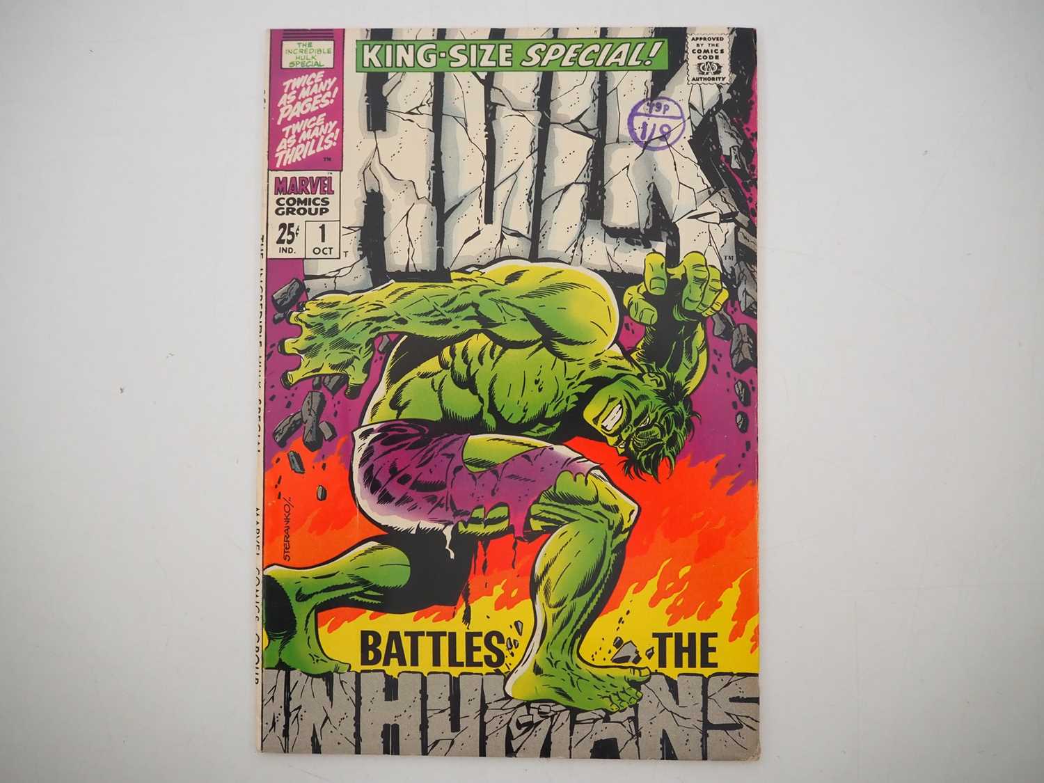 Lot 484 - INCREDIBLE HULK KING-SIZE SPECIAL #1 (1968