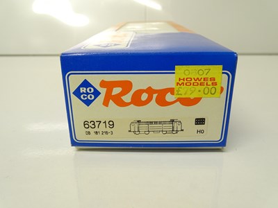 Lot 113 - HO SCALE MODEL RAILWAYS: A ROCO 63719 BR181...