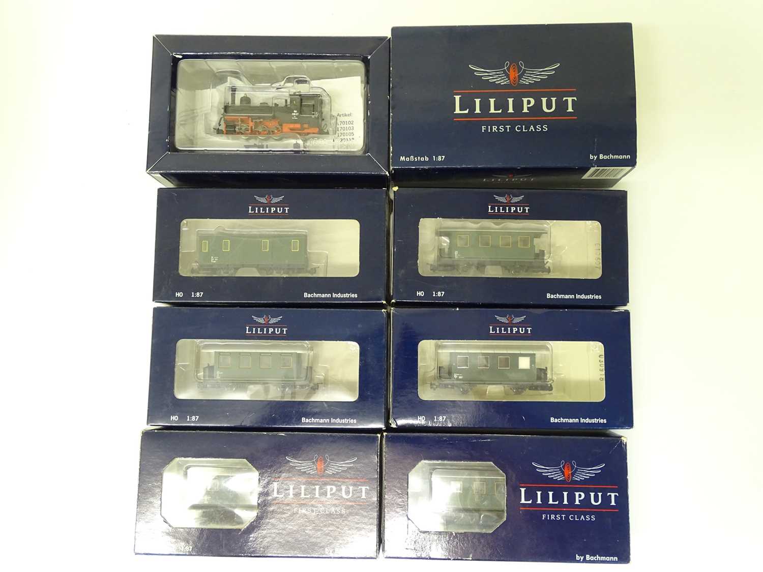 Lot 114 - HO SCALE MODEL RAILWAYS: A group of LILIPUT...