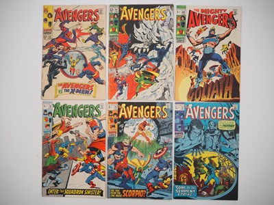 Lot 501 - AVENGERS #53, 61, 63, 70, 72, 73 (6 in Lot) -...