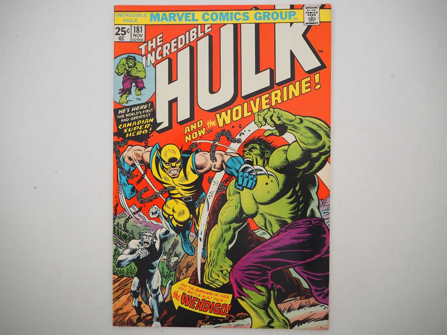 Lot 515 - INCREDIBLE HULK #181 (1974 - MARVEL) - First...