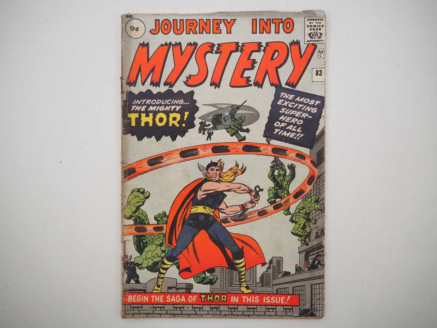 Lot 517 - JOURNEY INTO MYSTERY #83 (1962 - MARVEL - UK...