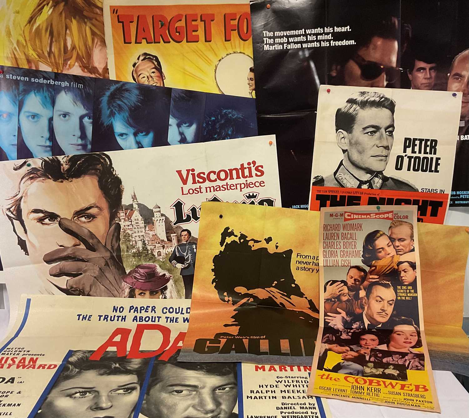 Lot 11 - A group of mixed film posters comprising: ADA...