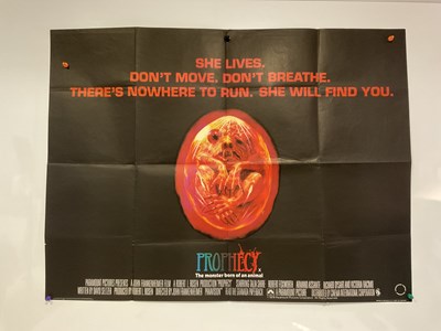 Lot 123 - A group of Horror film posters to include:...