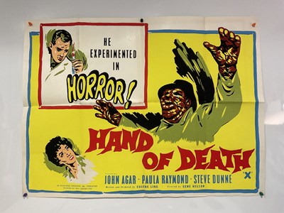 Lot 123 - A group of Horror film posters to include:...