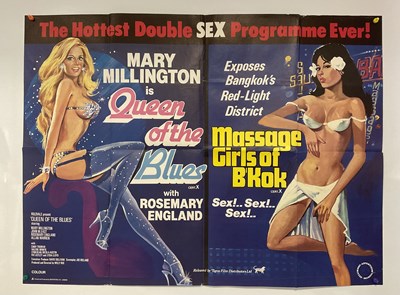 Lot 195 - A selection of adult interest UK Quad film...