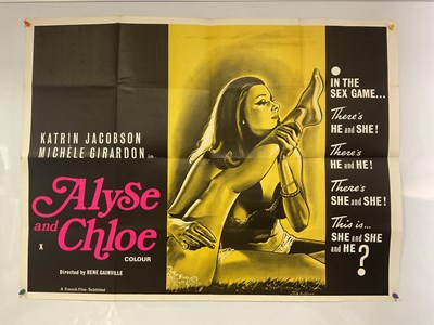 Lot 195 - A selection of adult interest UK Quad film...