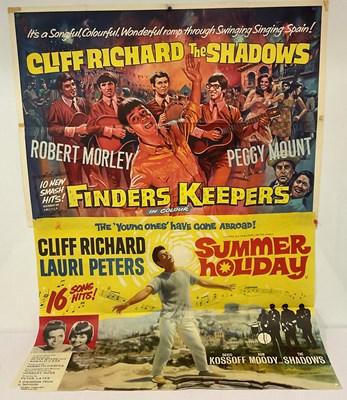 Lot 140 - A pair of CLIFF RICHARD musical UK Quad film...