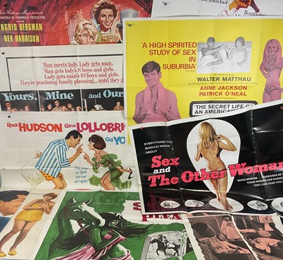 Lot 74 - A large quantity of 1960s comedy films UK Quad...