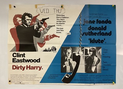 Lot 98 - A group of crime UK Quad film posters...