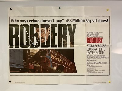 Lot 98 - A group of crime UK Quad film posters...