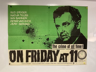 Lot 98 - A group of crime UK Quad film posters...