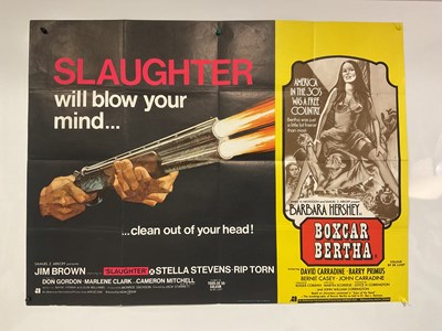 Lot 98 - A group of crime UK Quad film posters...