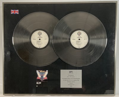 Lot 440 - A 1984 BPI double-platinum award to WEA...