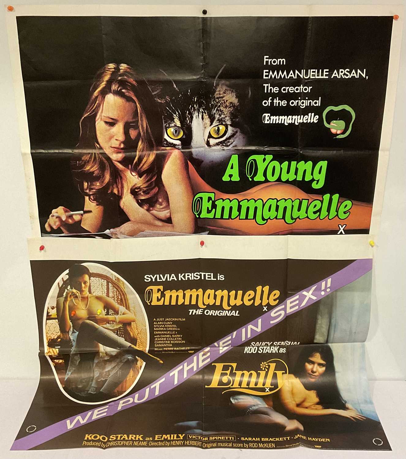 Lot 191 - EMMANUELLE / EMILY (1976) UK Quad double