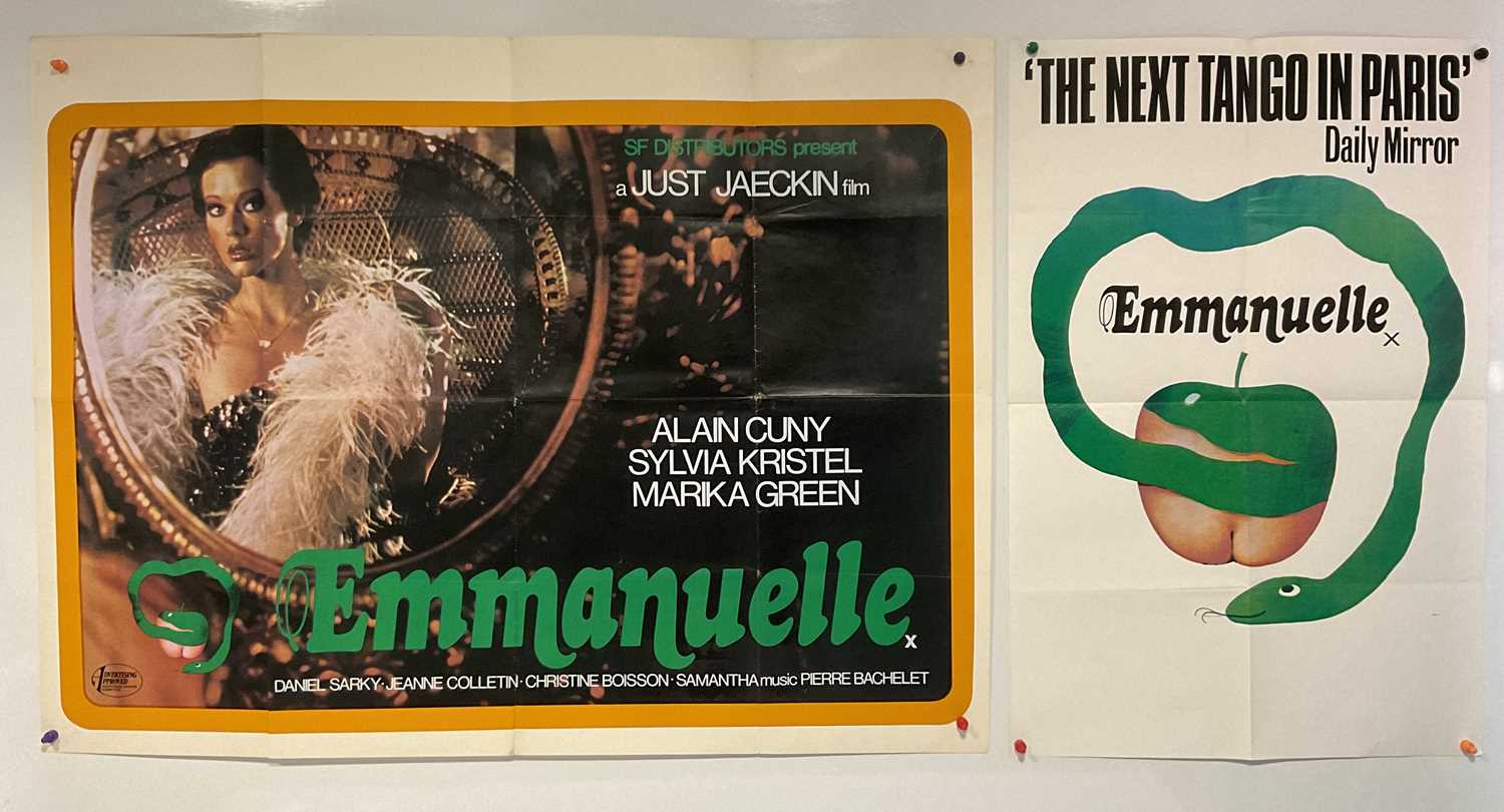 Lot 192 - A pair of EMMANUELLE (1974) film posters -...
