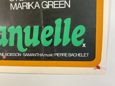 Lot 192 - A pair of EMMANUELLE (1974) film posters -...