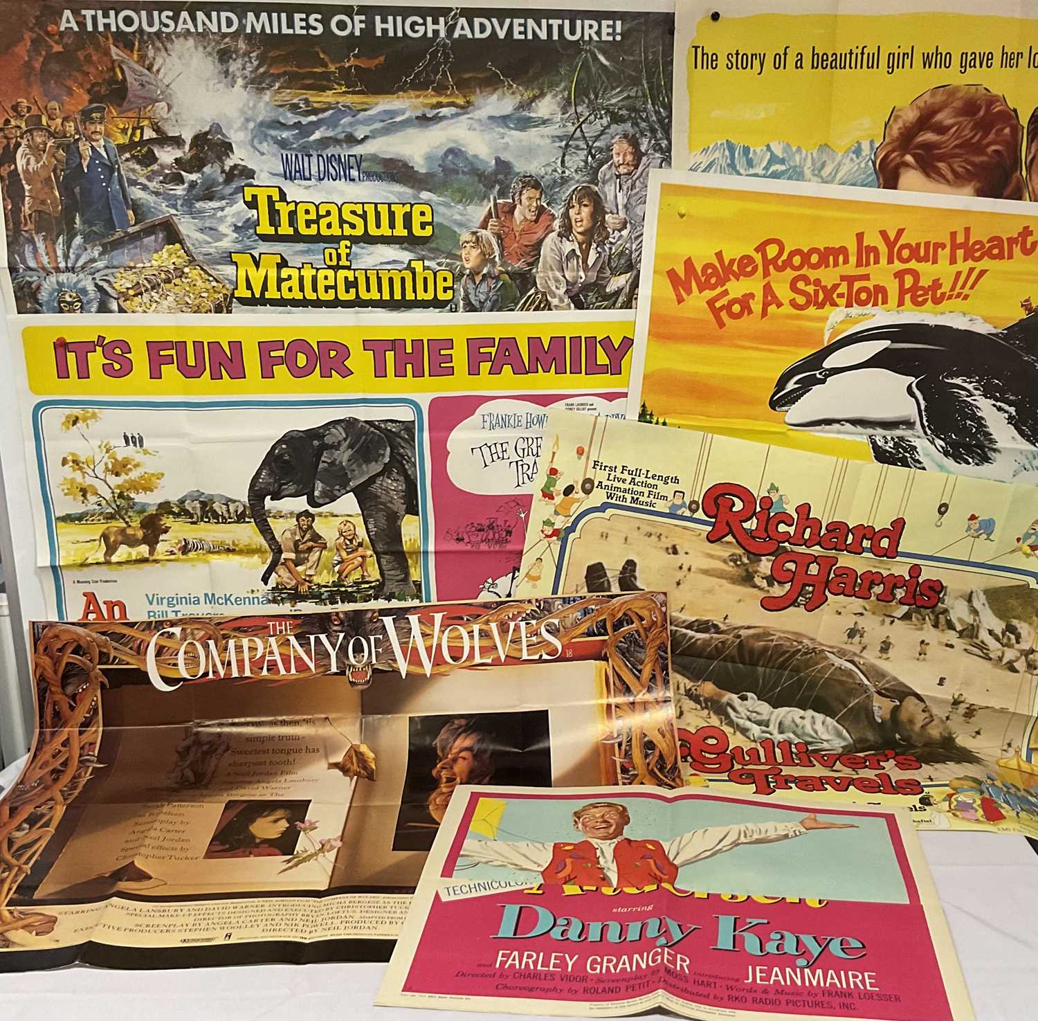 Lot 46 - A group of fantasy/family film posters...