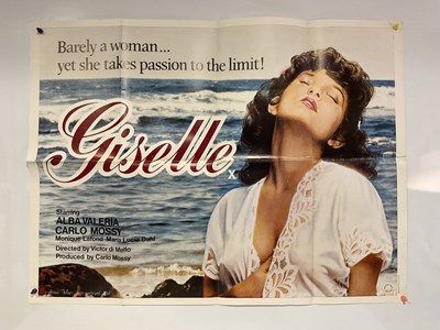 Lot 193 - An orgy of adult-themed UK Quad film posters...