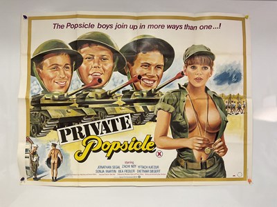 Lot 193 - An orgy of adult-themed UK Quad film posters...