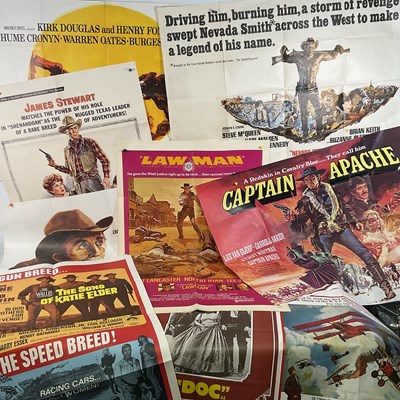 Lot 159 - A group of Western film posters comprising...