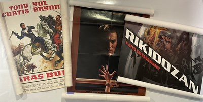 Lot 37 - A group of three action film posters...