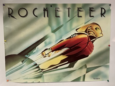 Lot 184 - WALT DISNEY - THE ROCKETEER (1991) UK Quad...