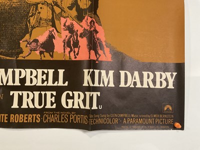 Lot 155 - TRUE GRIT (1969) UK Quad film poster - John...