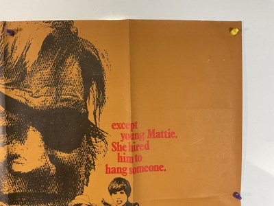 Lot 155 - TRUE GRIT (1969) UK Quad film poster - John...