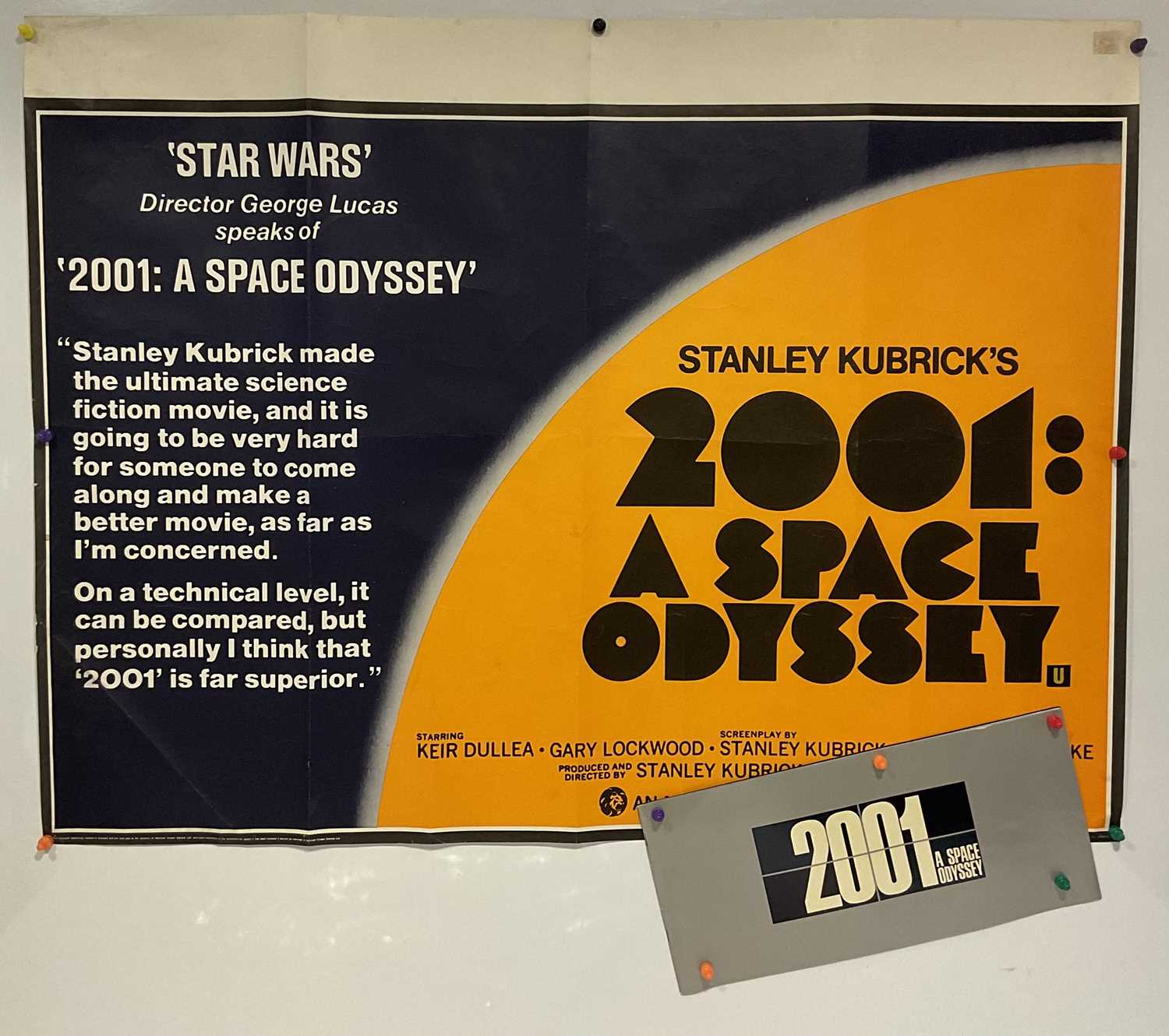 Lot 205 - 2001 - A SPACE ODYSSEY (1978 re-release) UK...
