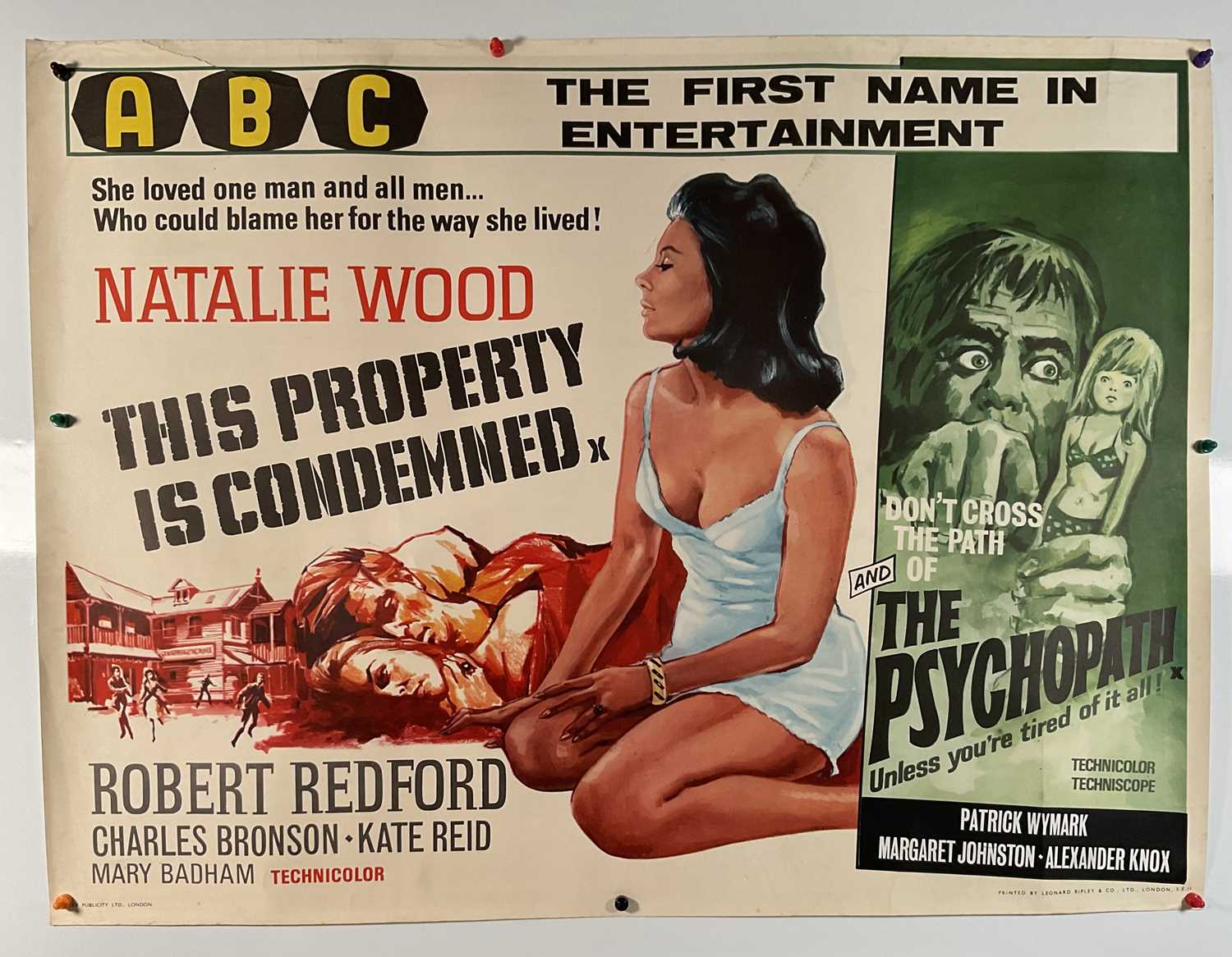 Lot 43 - A group of 1960s ABC Style UK Quad double bill...