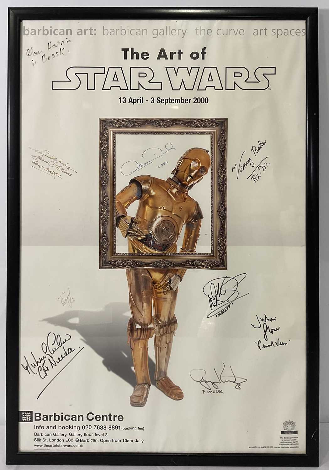 Lot 370 - STAR WARS - A poster for The Art of Star Wars...