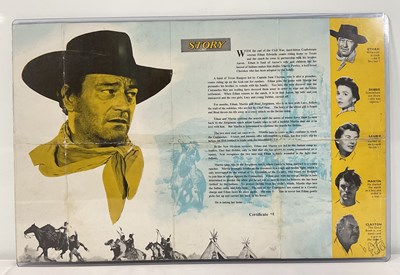 Lot 154 - A U.S. synopsis poster for THE SEARCHERS...